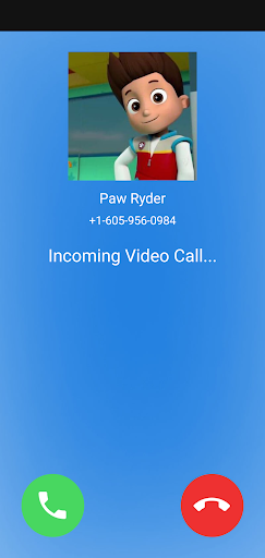Paw Ryder Call-Video Call with Paw Ryder and pups - Image screenshot of android app