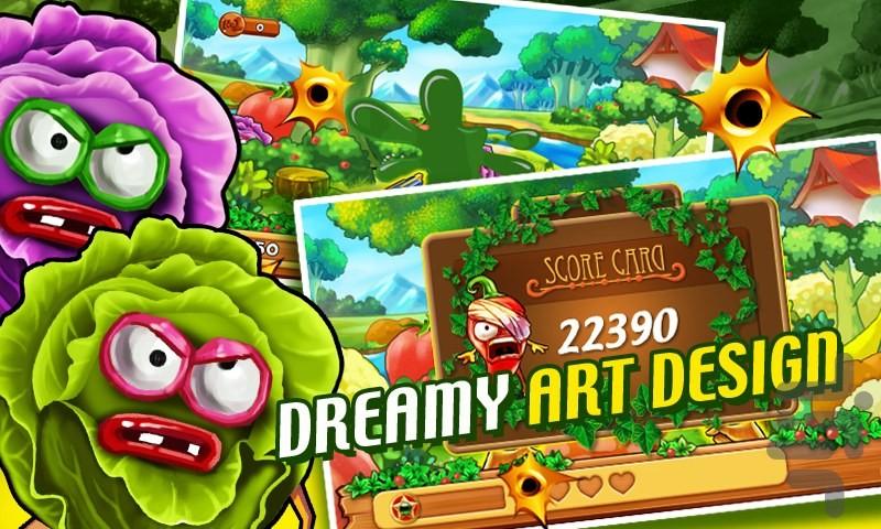 Vegetable War - Gameplay image of android game