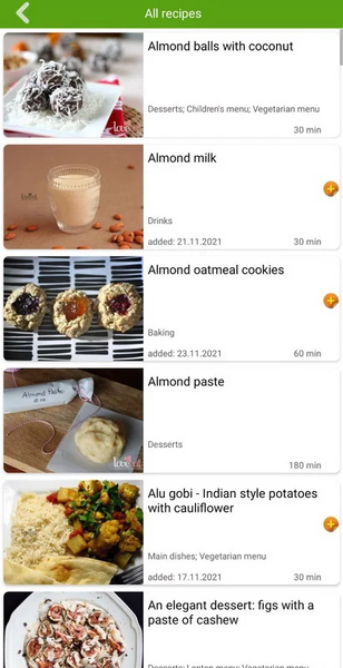Vegetarian recipes - عکس برنامه موبایلی اندروید