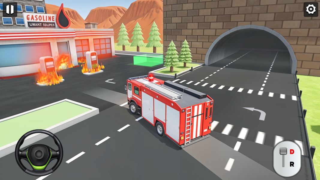 Vehicle Driving Simulator 3D - Gameplay image of android game