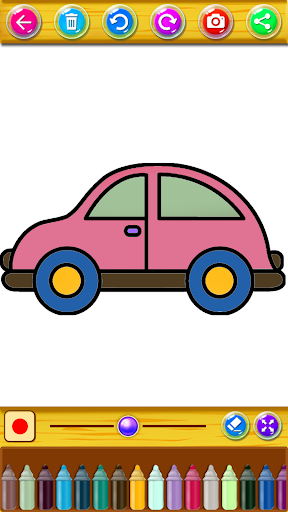 Vehicle Coloring &Drawing Book - Image screenshot of android app