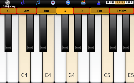 Piano Scales & Chords - عکس برنامه موبایلی اندروید