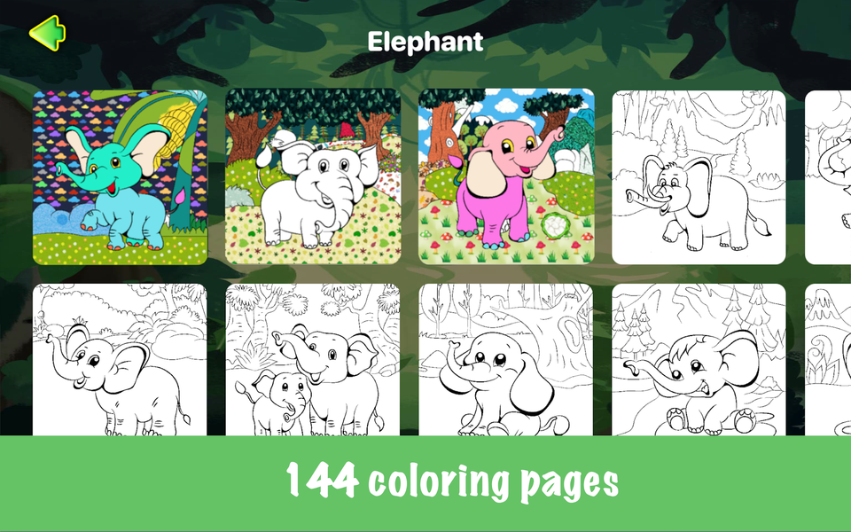 Animal coloring pages - عکس برنامه موبایلی اندروید