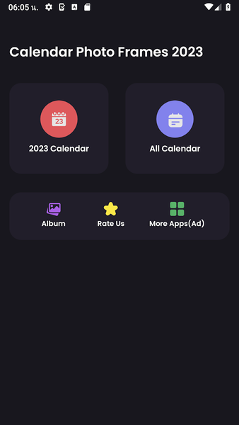 Calendar Photo Frames 2024 - Image screenshot of android app
