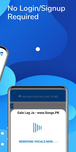 AI Vocal Remover & Karaoke - Image screenshot of android app