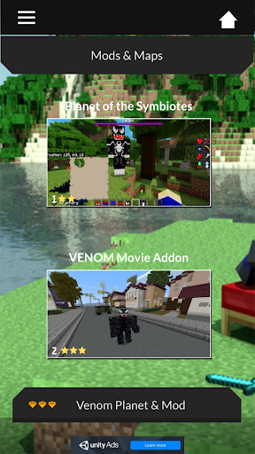 Venom Skins & Mods For Minecraft - Image screenshot of android app