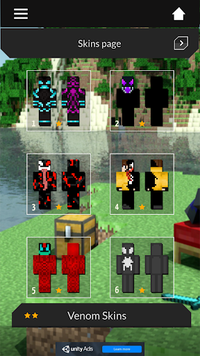 Venom Skins & Mods For Minecraft - Image screenshot of android app