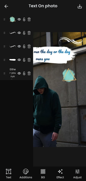 Add Text to Photo Editor - Image screenshot of android app