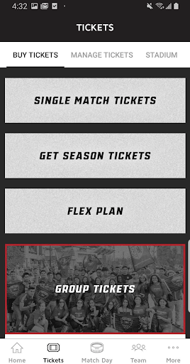 D.C. United & Audi Field - Image screenshot of android app