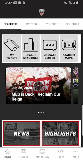 D.C. United & Audi Field - Image screenshot of android app