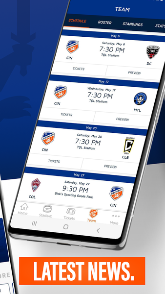 FC Cincinnati - Image screenshot of android app