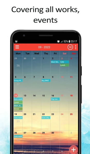 CalendarDC: reminder, widgets - عکس برنامه موبایلی اندروید