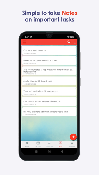 CalendarDC: reminder, widgets - عکس برنامه موبایلی اندروید