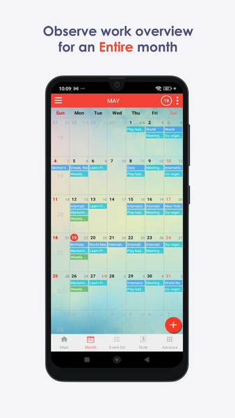CalendarDC: reminder, widgets - عکس برنامه موبایلی اندروید