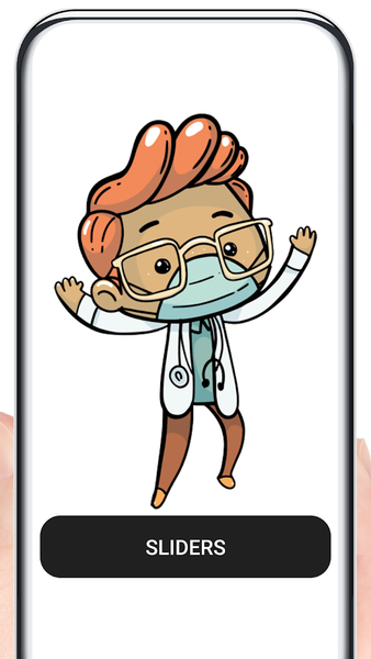 Blood Pressure Sliders - Image screenshot of android app