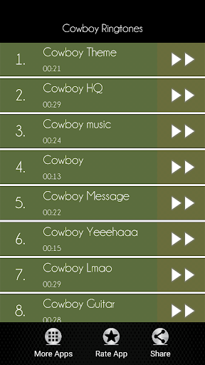 Cowboy Ringtones - Image screenshot of android app