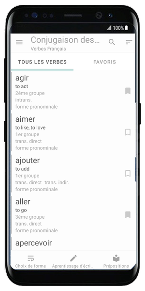 French Verbs - Conjugation - عکس برنامه موبایلی اندروید