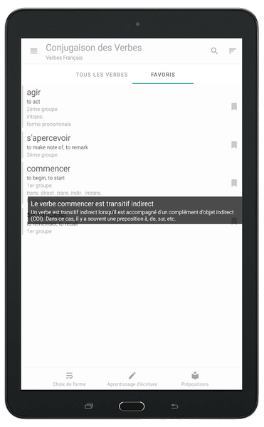 French Verbs - Conjugation - عکس برنامه موبایلی اندروید