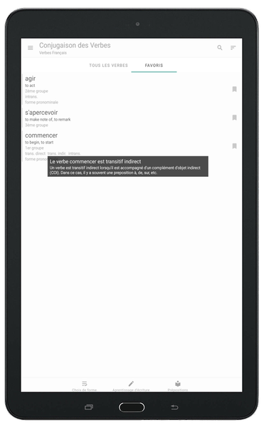 French Verbs - Conjugation - عکس برنامه موبایلی اندروید