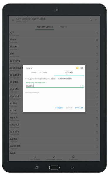 French Verbs - Conjugation - عکس برنامه موبایلی اندروید