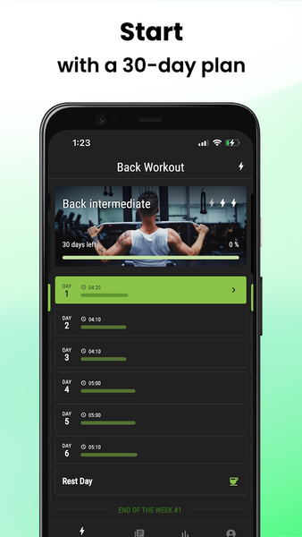 Back Workout & Healthy Posture - Image screenshot of android app