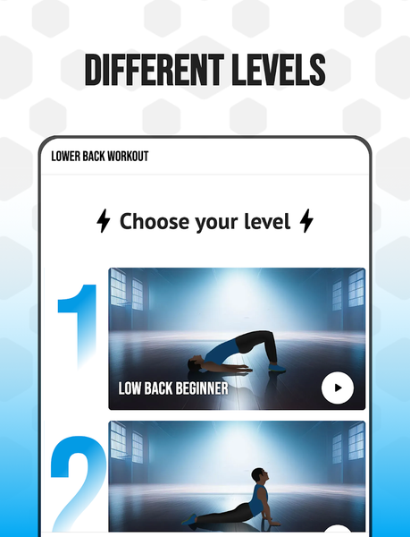 Low Back Workout – Pain relief - عکس برنامه موبایلی اندروید