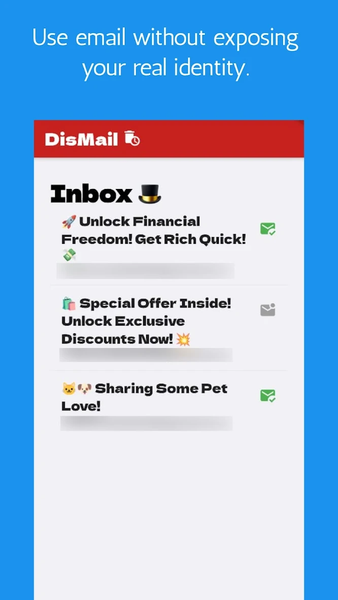 DisMail: Temporary Emails - عکس برنامه موبایلی اندروید