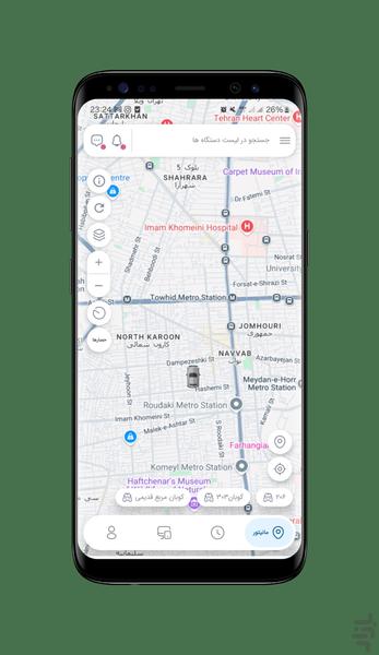 ردیاب خودرو وریتی - عکس برنامه موبایلی اندروید