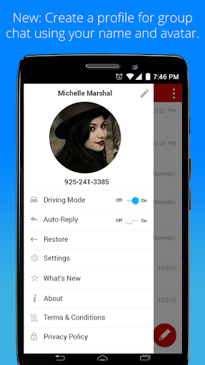 Verizon Messages - Image screenshot of android app