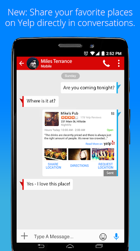 Verizon Messages - Image screenshot of android app