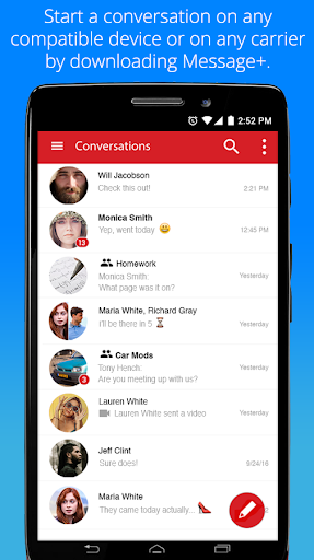 Verizon Messages - عکس برنامه موبایلی اندروید
