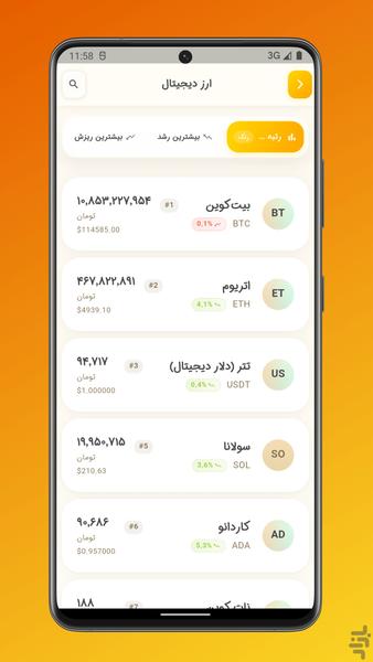 موز چند ؟ دلار چند ؟ - عکس برنامه موبایلی اندروید