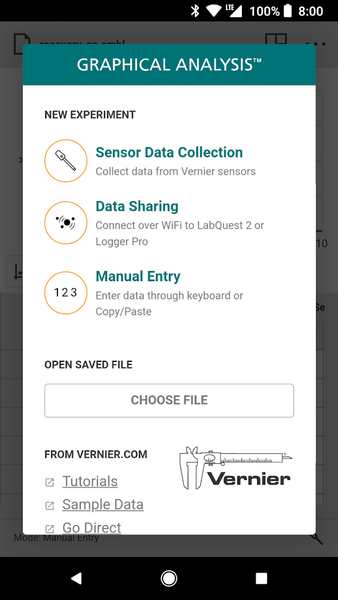 Graphical Analysis - عکس برنامه موبایلی اندروید