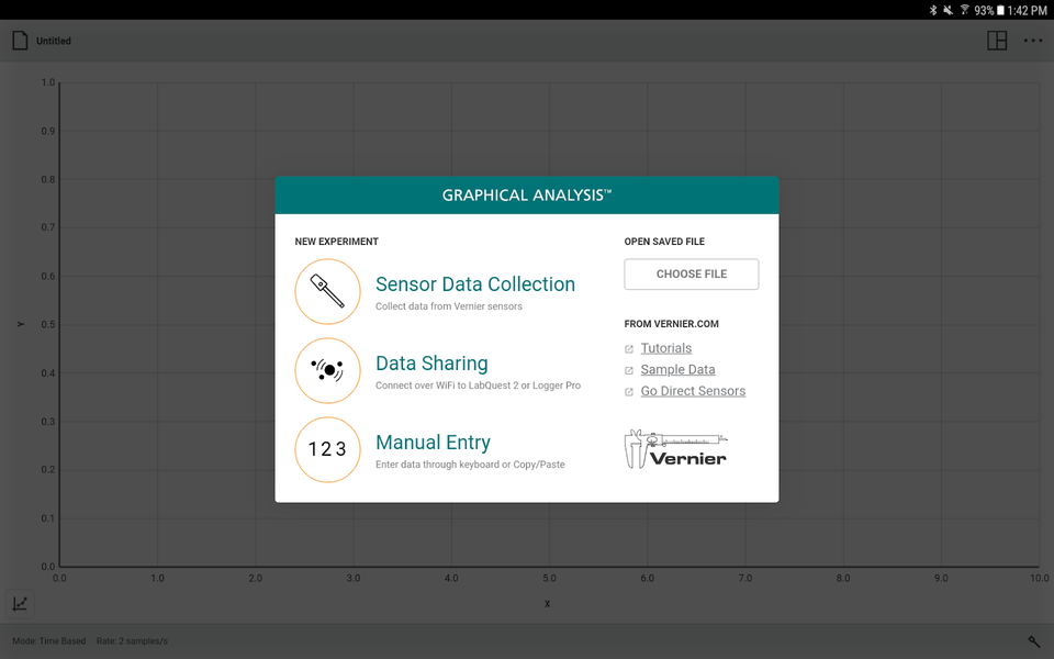 Graphical Analysis - عکس برنامه موبایلی اندروید