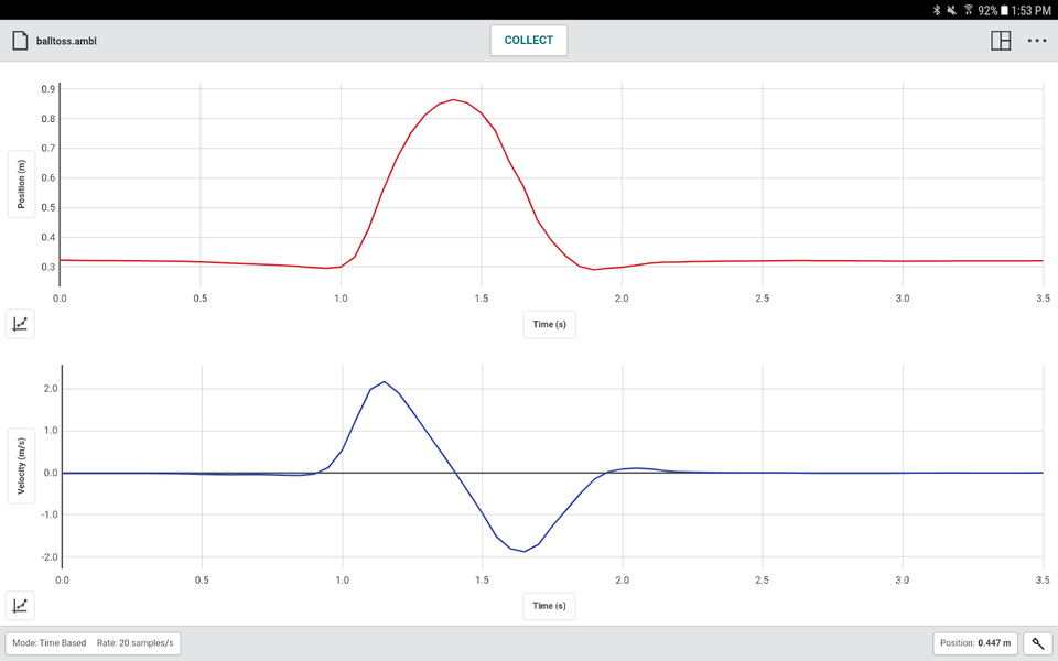 Graphical Analysis - عکس برنامه موبایلی اندروید