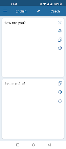 Czech English Translator - Image screenshot of android app