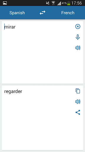 French Spanish Translator - Image screenshot of android app