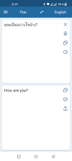 Thai English Translator - Image screenshot of android app