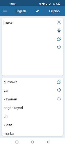 Filipino English Translator - عکس برنامه موبایلی اندروید
