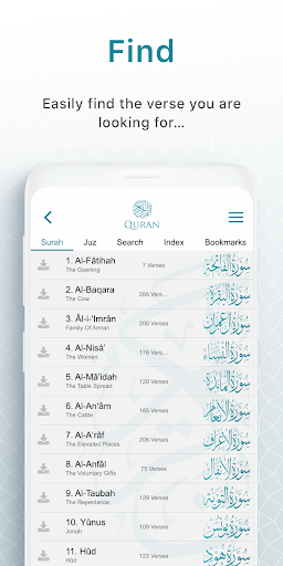 The Holy Quran - English - عکس برنامه موبایلی اندروید