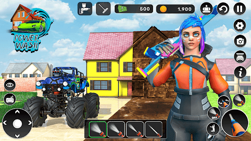 Power Wash - Car Wash Games 3D - Image screenshot of android app