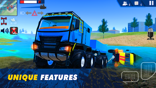 Offroad Simulator Online 4x4 - Gameplay image of android game