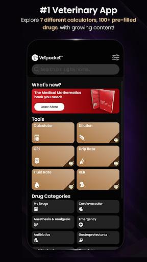 Vetpocket / Calculators & more - عکس برنامه موبایلی اندروید