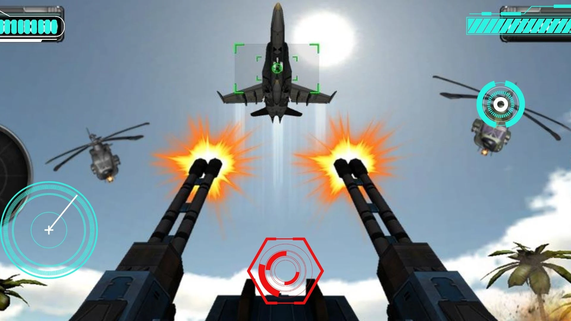 Jet Antiaircraft Attack Bomber Game for Android