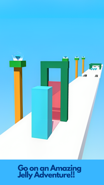 Jelly Shape Shifter Super Run - Gameplay image of android game