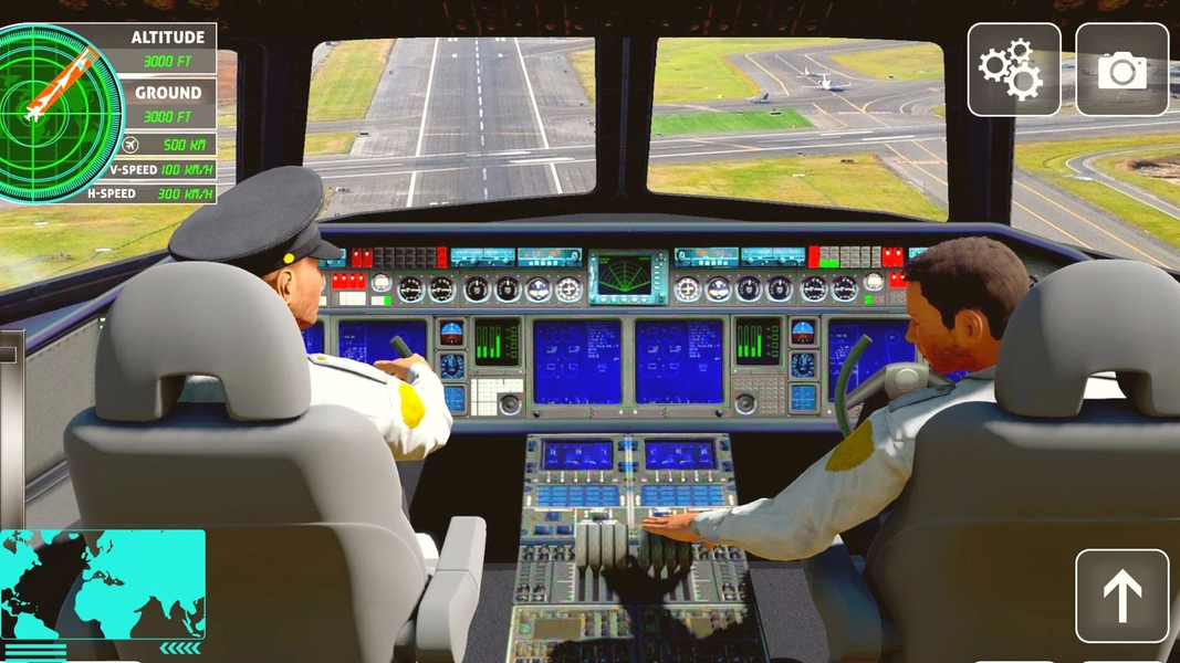 Plane Simulator Flight Pilot - Gameplay image of android game
