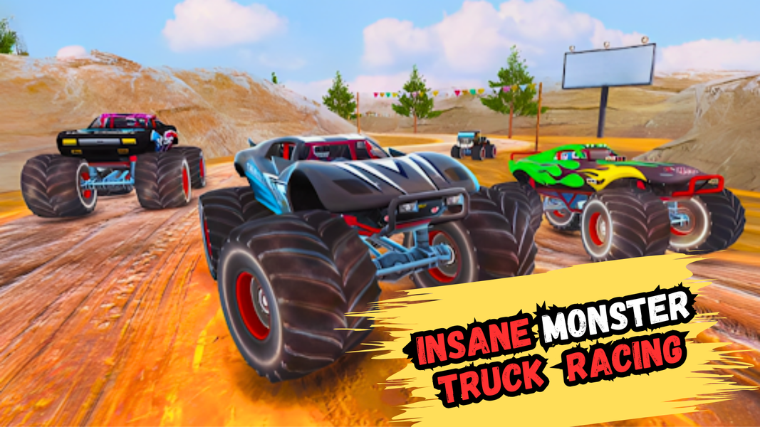 Off Road Monster Trucks Racing - Gameplay image of android game