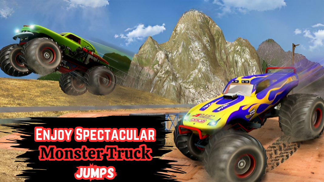 Off Road Monster Trucks Racing - Gameplay image of android game
