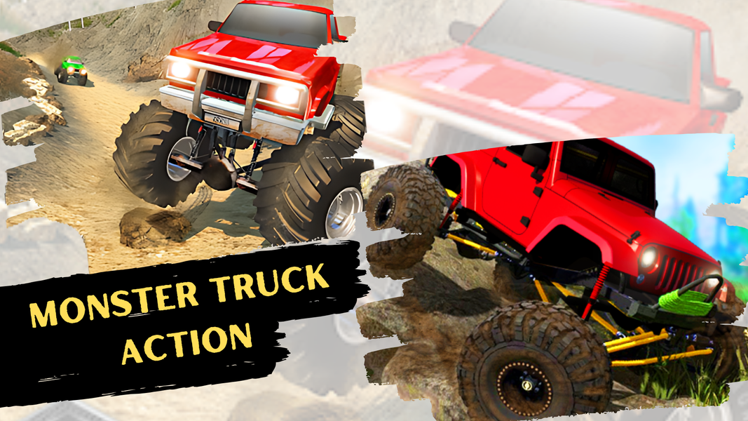 Off Road Monster Trucks Racing - عکس بازی موبایلی اندروید