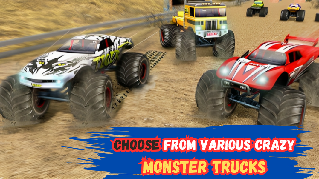 Off Road Monster Trucks Racing - Gameplay image of android game